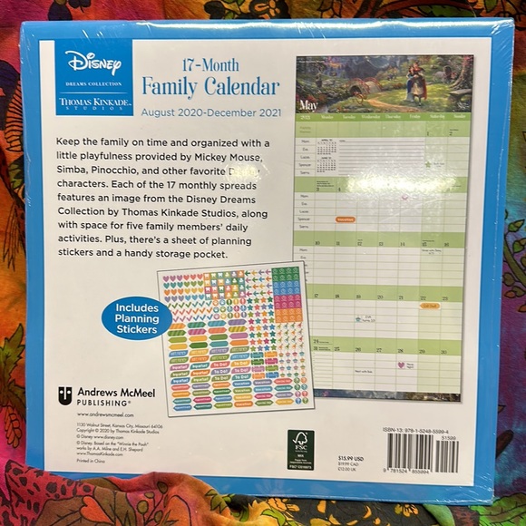 Disney Dreams Collection calendar - Picture 2 of 2
